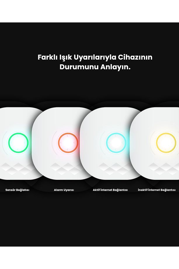 Akıllı Pratik Alarm Seti; Akıllı Alarm, Akıllı Kapı Pencere Sensörü, Akıllı Hareket Sensörü, Kumanda - 3