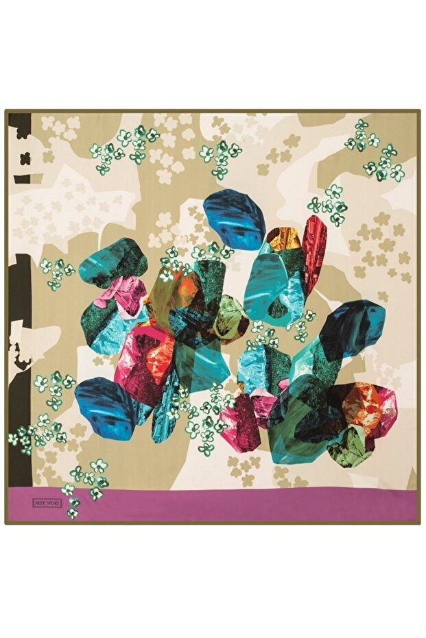 Sport Scarf - Kn8070769-951 - Sura, Satin