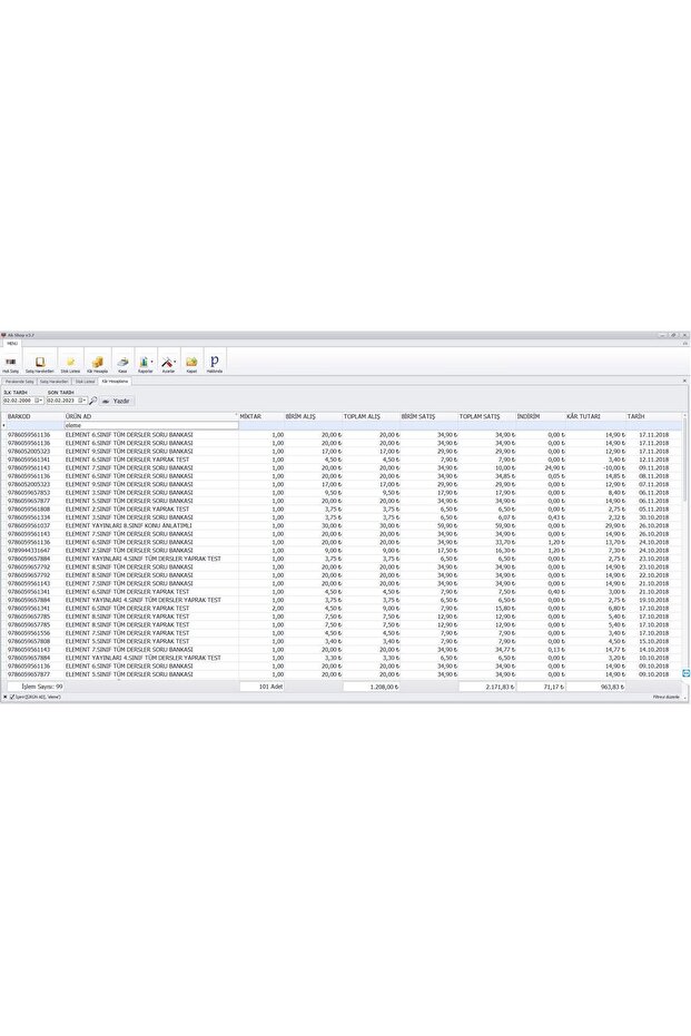 Barkod Satış Sistemi & Market Programı & Satış Programı - 6