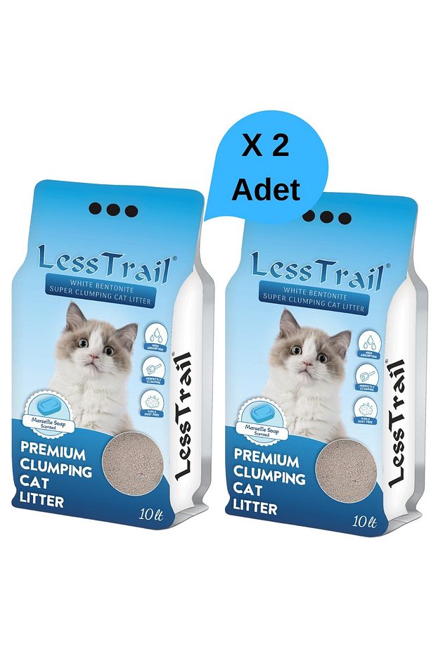 Marsilya Sabun Kokulu Kedi Kumu 10lt X 2 Adet - 1