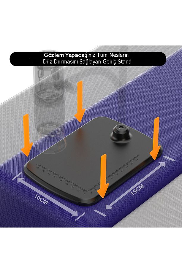 Kablosuz 1000x Wifi Bağlantılı Dijital Mikroskop 1080p Saç Cilt Tesktil Makine Devre Analizi - 4