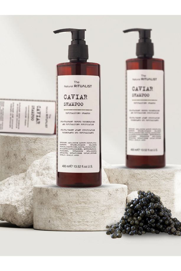 Yıpranmış Ve Kabaran Saçlara Özel Havyar Şampuan 400 ml - 1