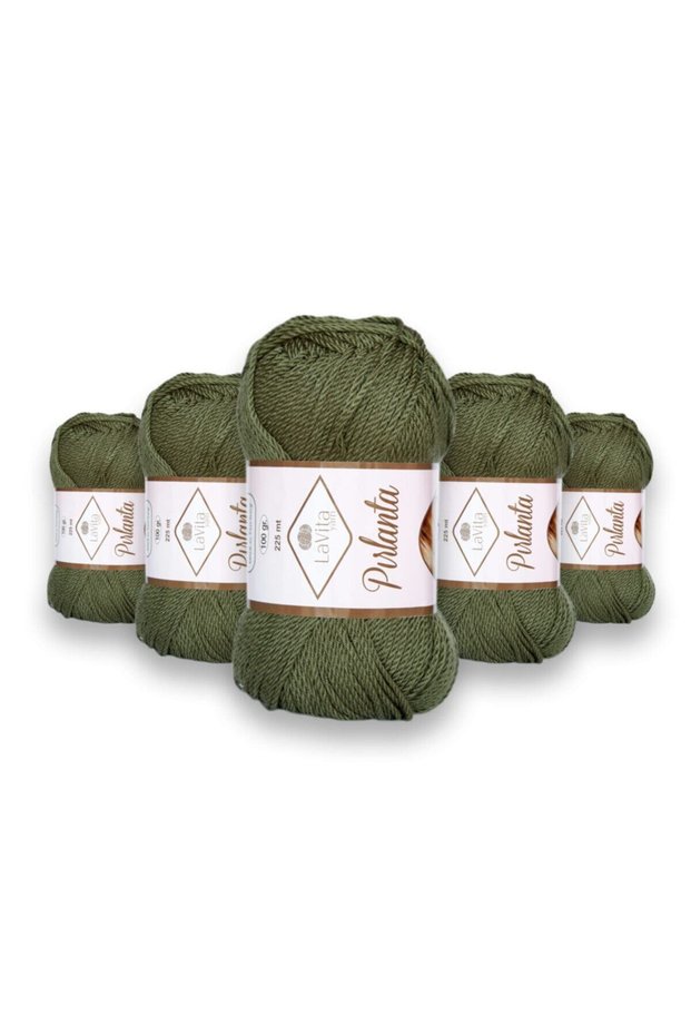 Diamond 5 Pack Amigurumi Hand Knitting Yarn Taka Yarn (khaki-9624)
