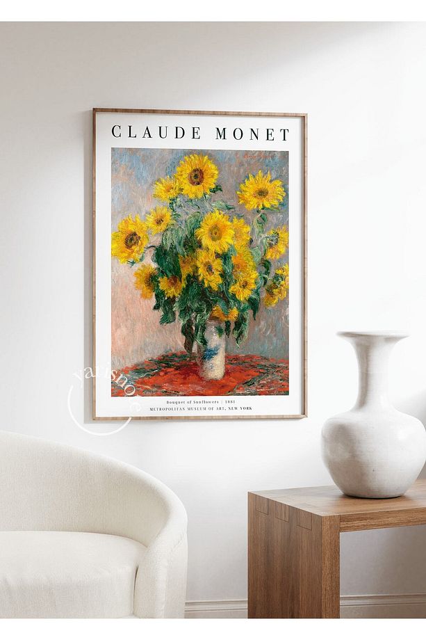 Claude Monet Çerçevesiz Poster - 1