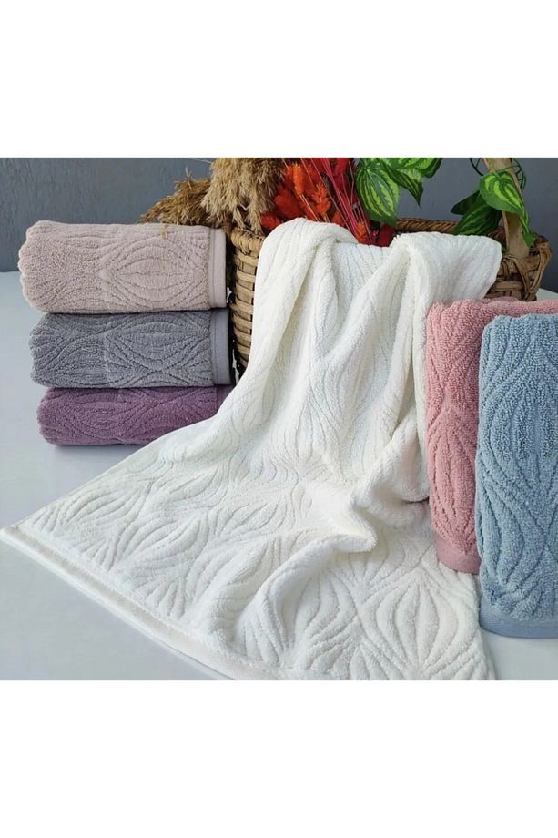 İstiridye Model Büyük Boy Banyo Havlusu - 2