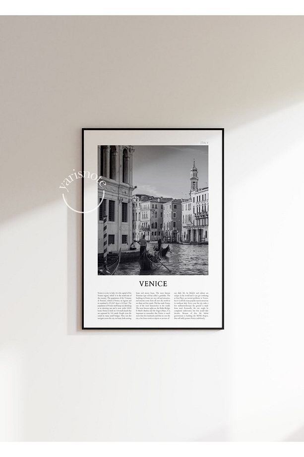 Venice Çerçevesiz Poster - 5