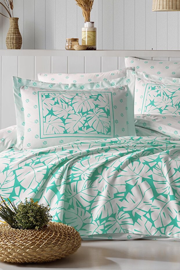 Summer Time Double Pique Set - Mint
