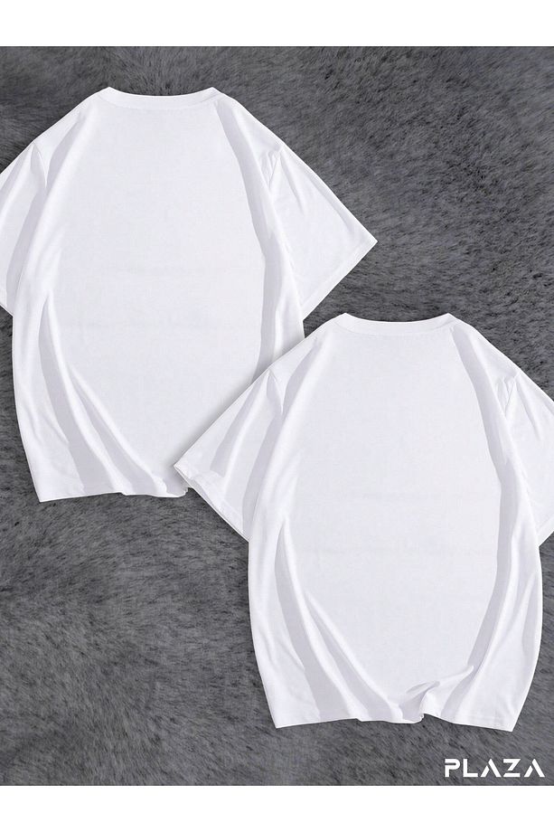 Unısex Aslanlar İkili Oversize Tshirt İkili Kombin İkili Tshirt - 2
