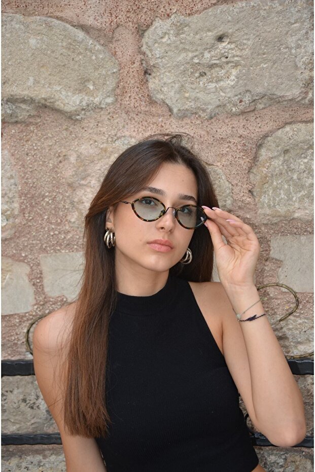 Blue Glass Camouflage Framed Women's Sunglasses Ae2210c7