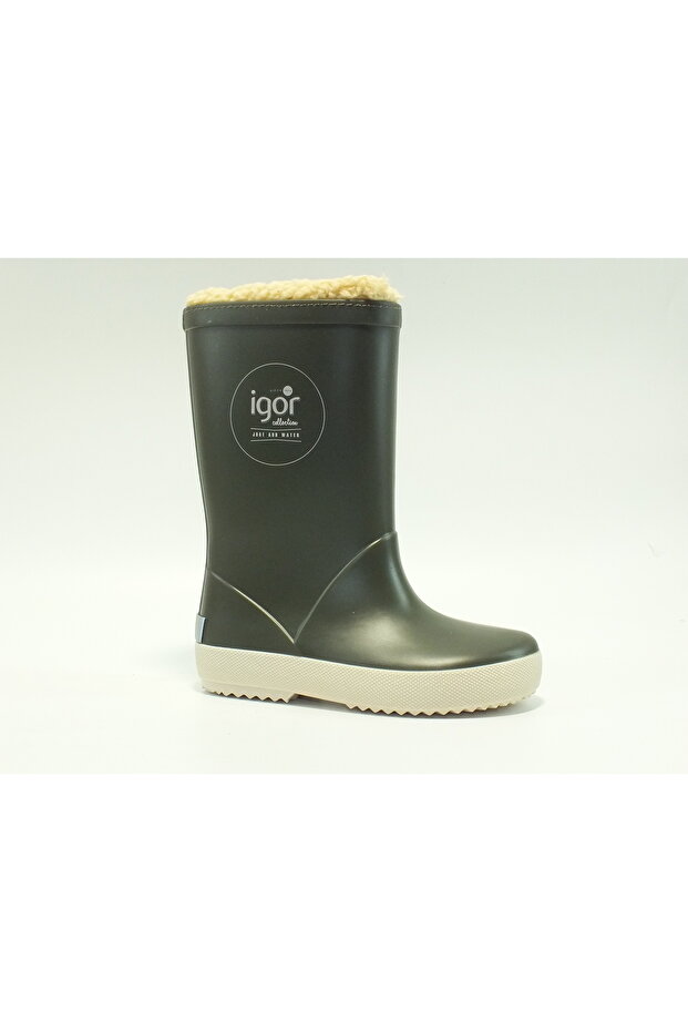 Splash Rain Boots with Fur Inside - 1