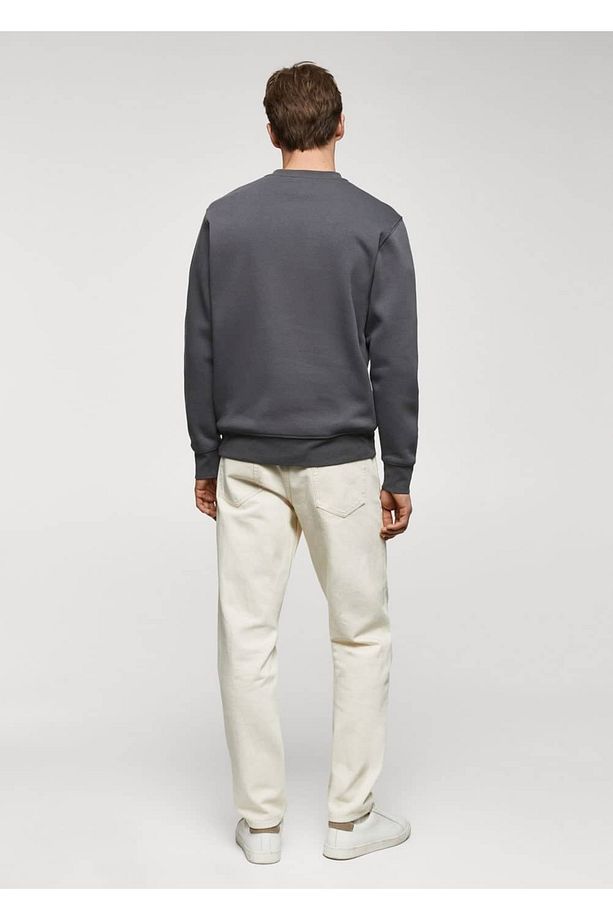 Pamuklu hafif sweatshirt - 4