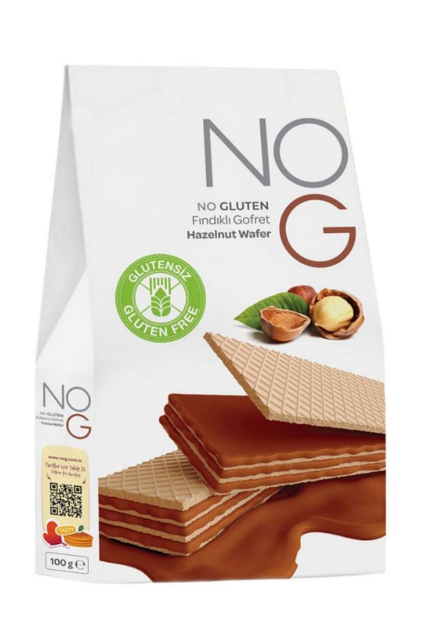 Glutensiz Fındıklı Gofret - Hazelnut Wafer - 1