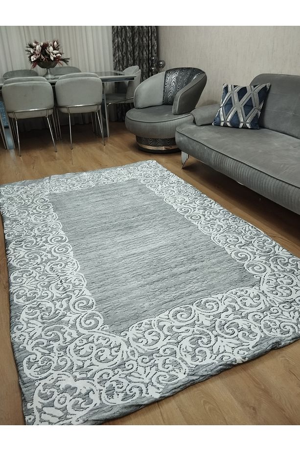 Soft Kadife Kumaştan Lastikli Halı Örtüsü - 4