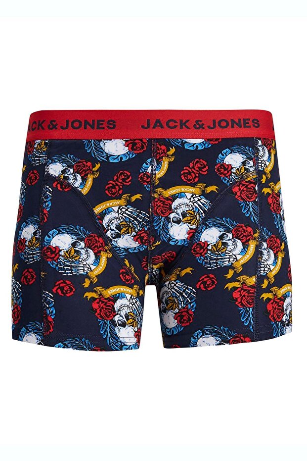 Jaclımıt Skull Trunks 3 Pack True Red - 4