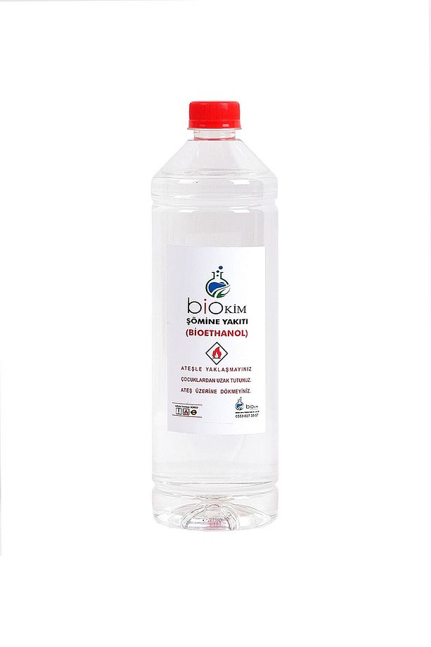 Şömine Yakıtı 1 Lt Bacasız Tip Bioethanol - 1