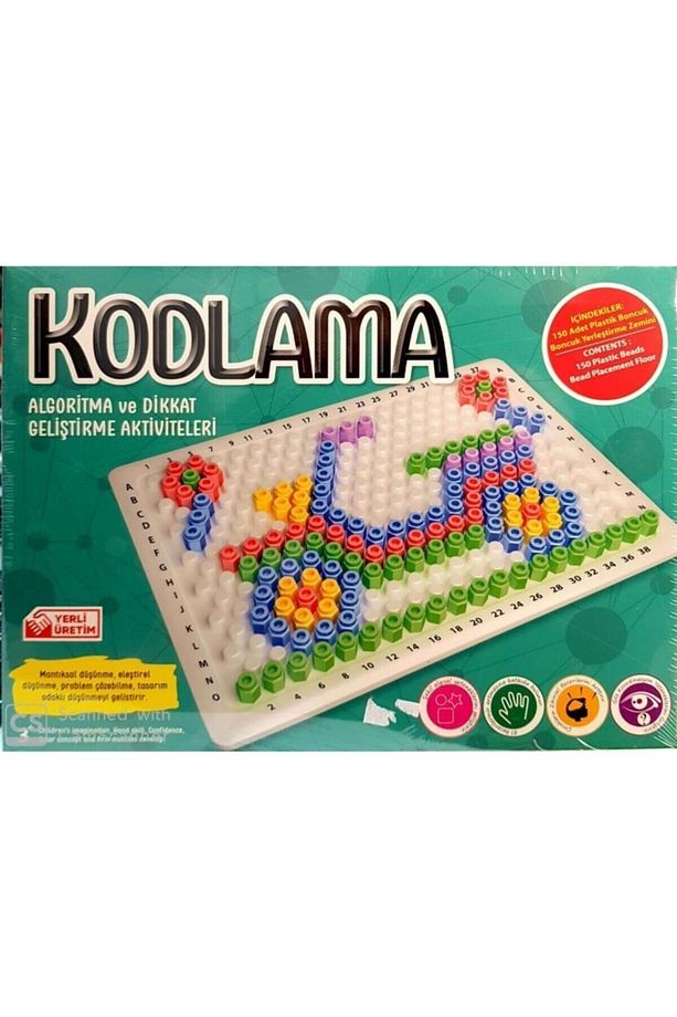 Kodlama + Manyetik Tablet Tangram + Eğitici Puzzle (3'lü Set) - 5