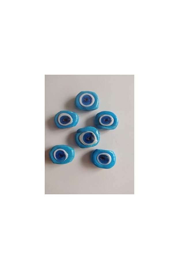 Charm evil eye bead calf eye flat glass bead jewelry necklace hobby