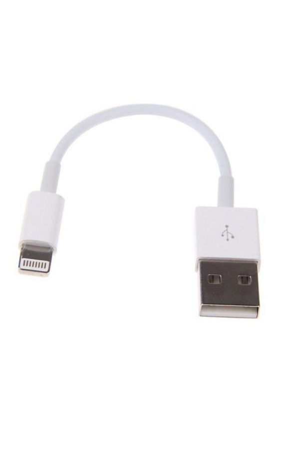 4663 Usb Lightning Kısa Data Şarj Kablosu 20 Cm (apple Iphone Için) - 3