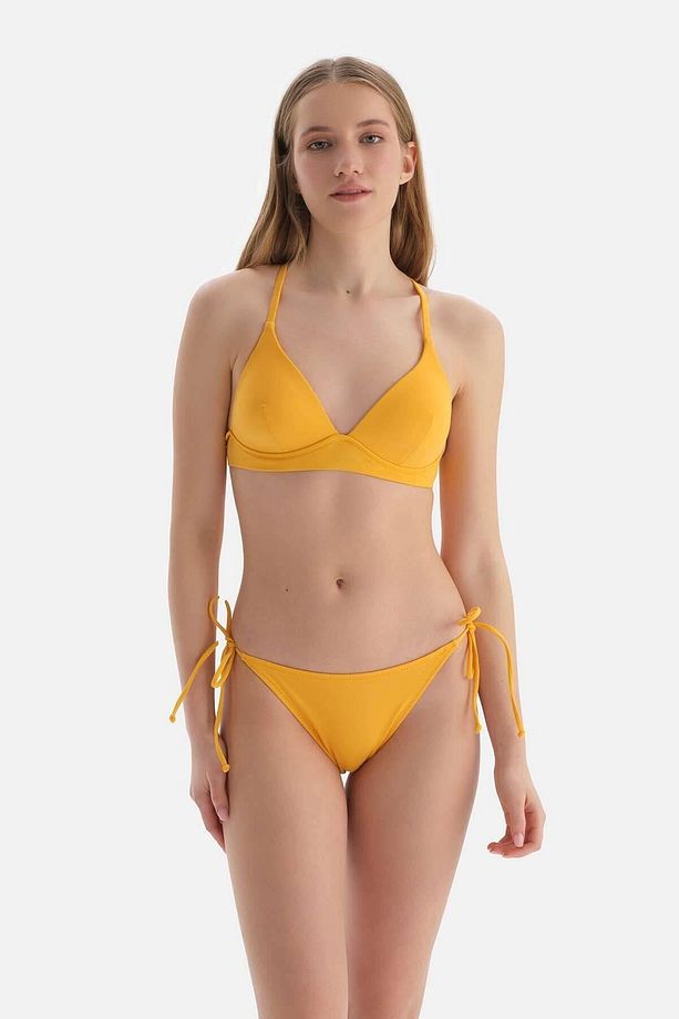 Sarı Bralet Bikini Üstü - 1