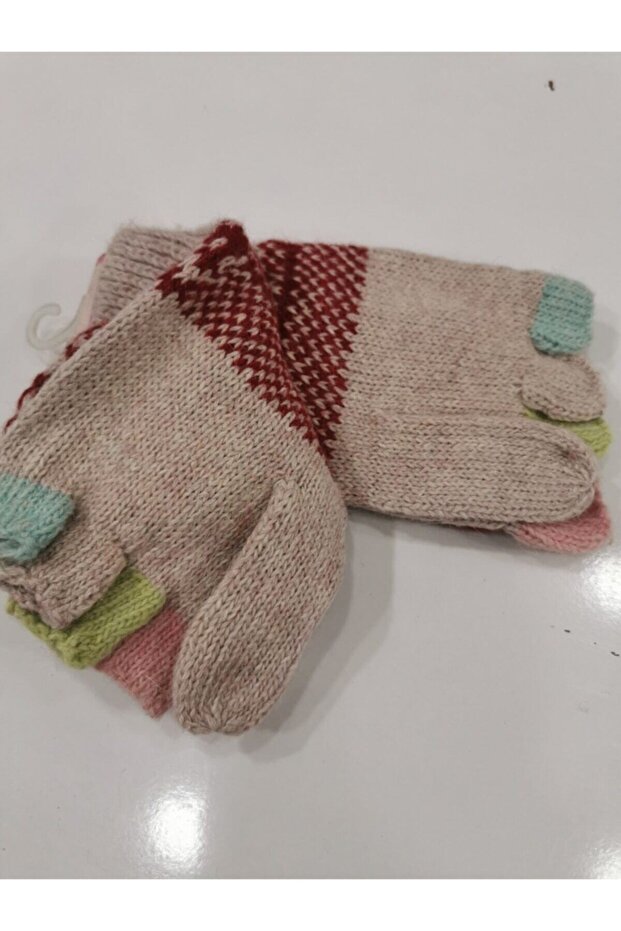 Kapaklı Yün Eldiven 6 Lı - 5