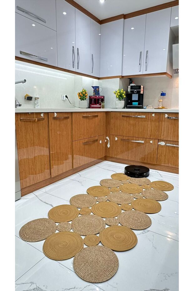 أداة سجادة من الجوت بتصميم مخصص - ممسحة مستطيلة الشكل - 3