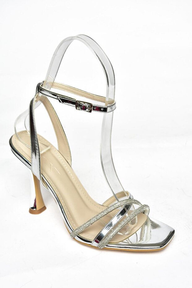 S569812534 Silver Mirror női estélyi ruha cipő - 8