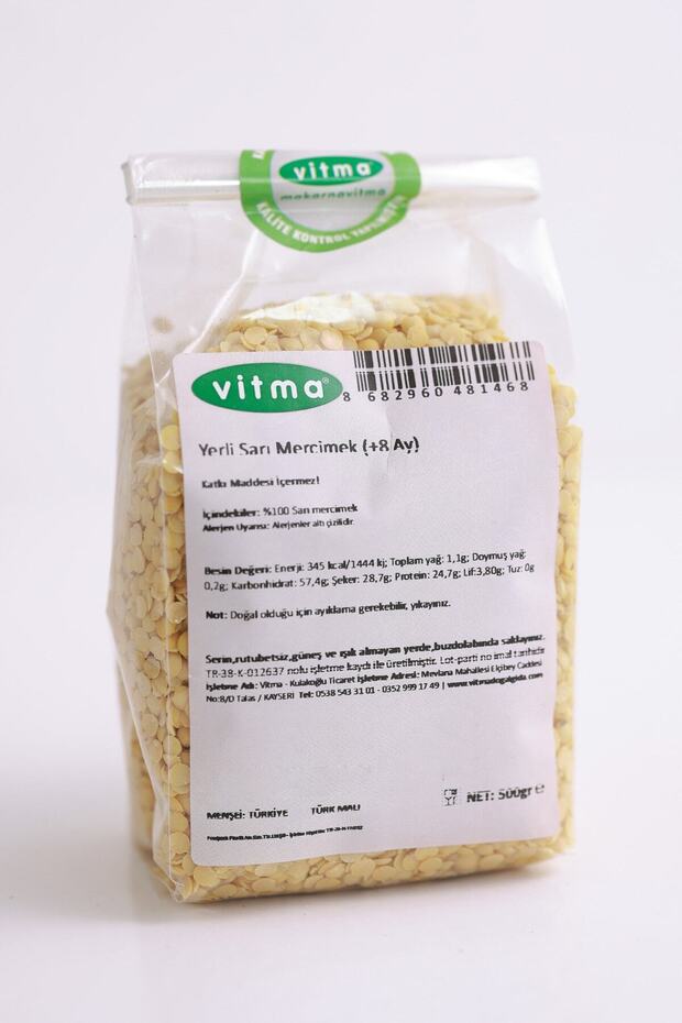 Yerli Sarı Mercimek 500gr