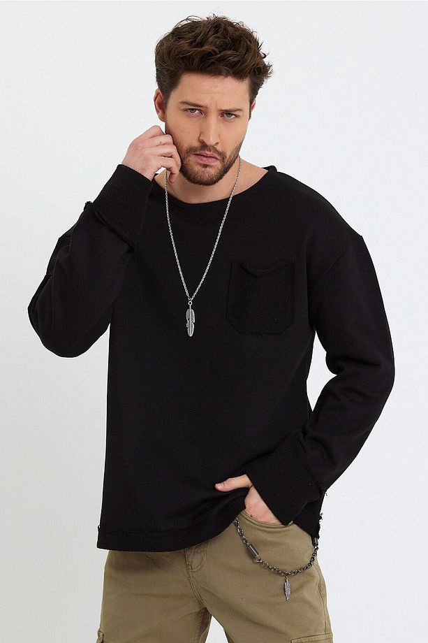 3 Iplik Oversize Püskül Manşet Bohem Sweat A Kalite Özel Tasarım - 3