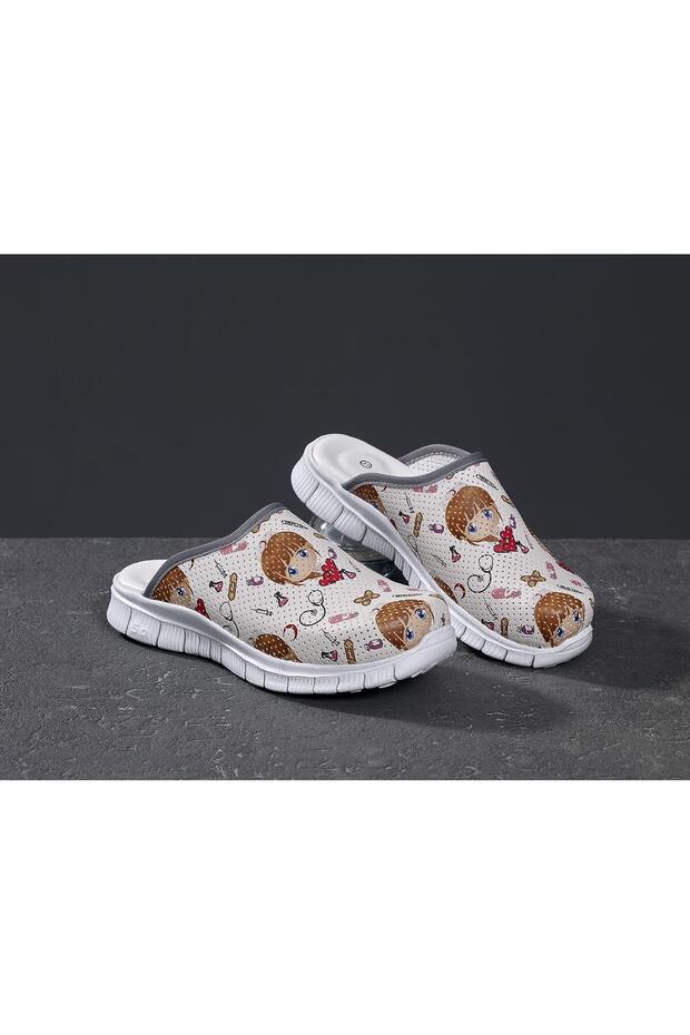 Lightweight Sole Doctor Nurse Hospital Chef Slippers 1084