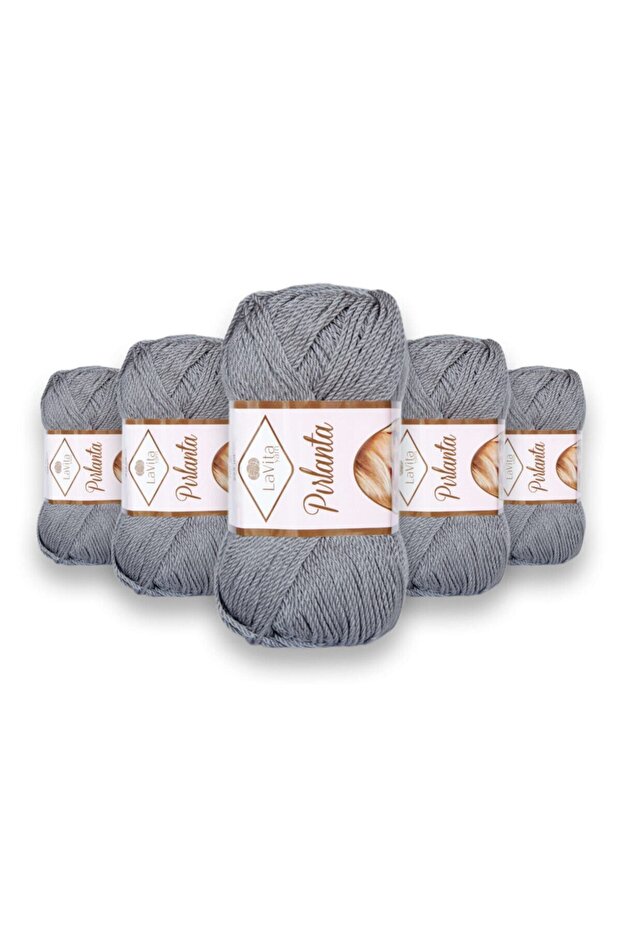 Diamond 5 Pack Amigurumi Hand Knitting Yarn Taka Yarn (k.grey-9801)