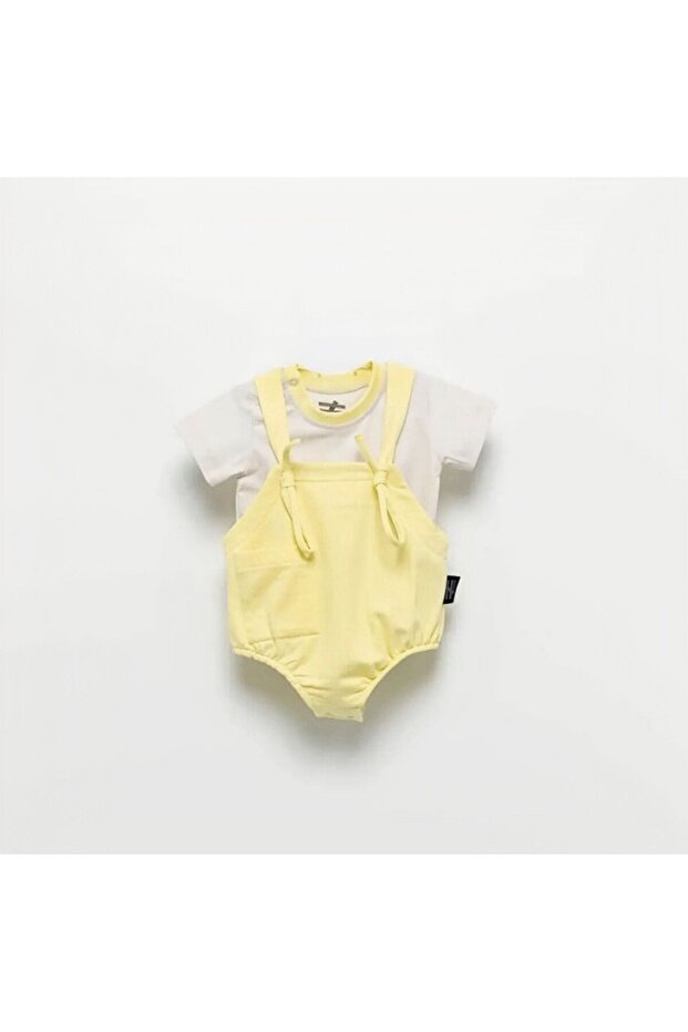 Moi Noi Lace-Up Baby Jumpsuit
