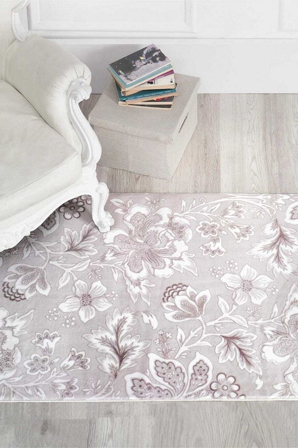 Halı Vizon Kaymaz Taban Yıkanabilir Kesme Yolluk Salon Koridor Oda Banyo Mutfak Halısı - 6