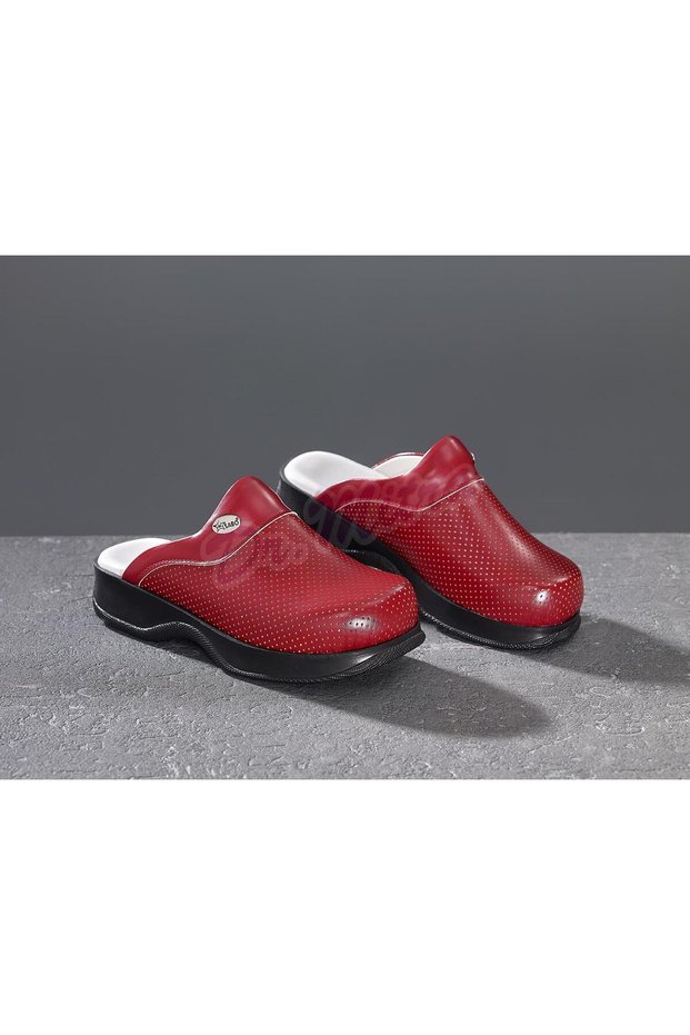 Classic Sole Doctor Nurse Hospital Cook Slippers 101 Red