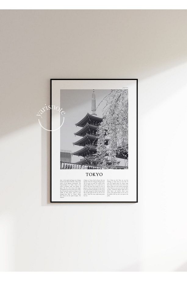 Tokyo Çerçevesiz Poster - 5