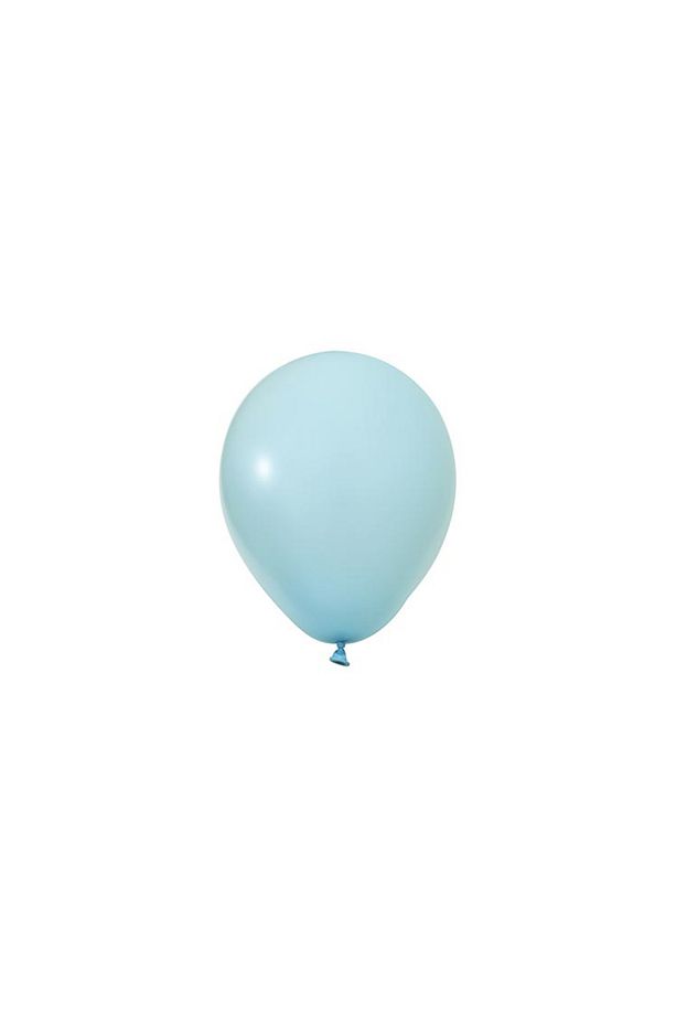 MAKARON MAVİ 20 ADET MAT BALON BÜYÜK BOY 30 CM - 3