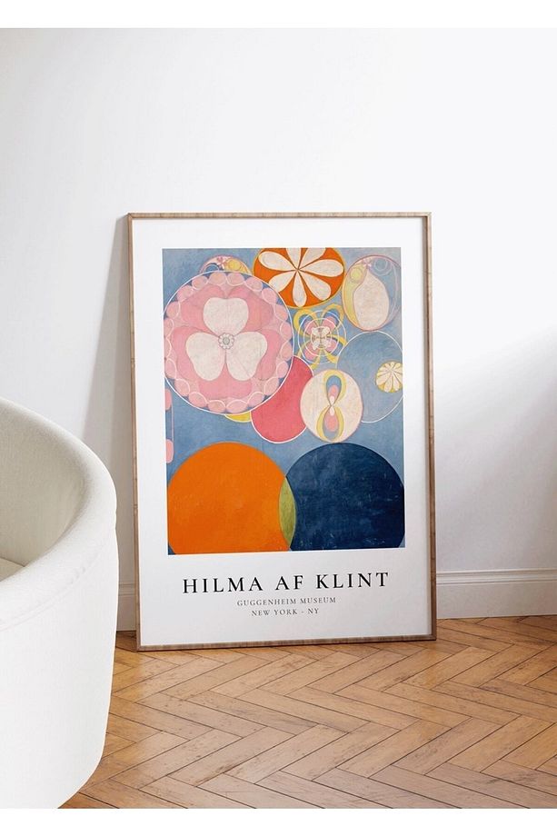 Hilma Af Klint Çerçevesiz Poster Modern Dekoratif Çerçevesiz - 1
