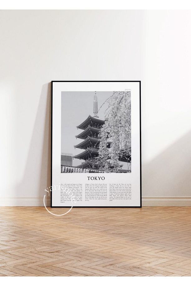 Tokyo Çerçevesiz Poster - 6