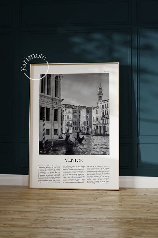 Venice Çerçevesiz Poster - 2