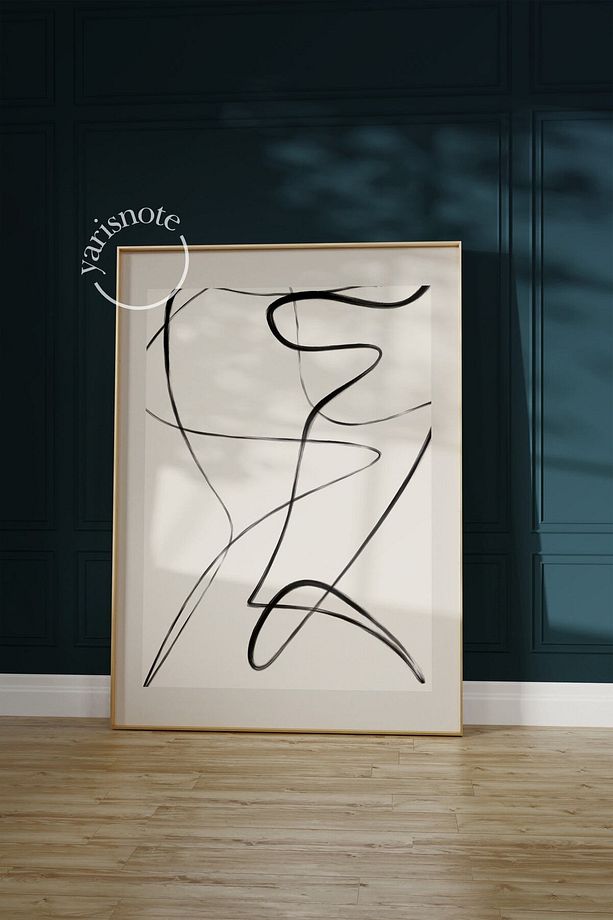 Abstract Çerçevesiz Poster - 3