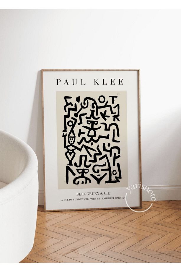 Paul Klee Çerçevesiz Poster - 3