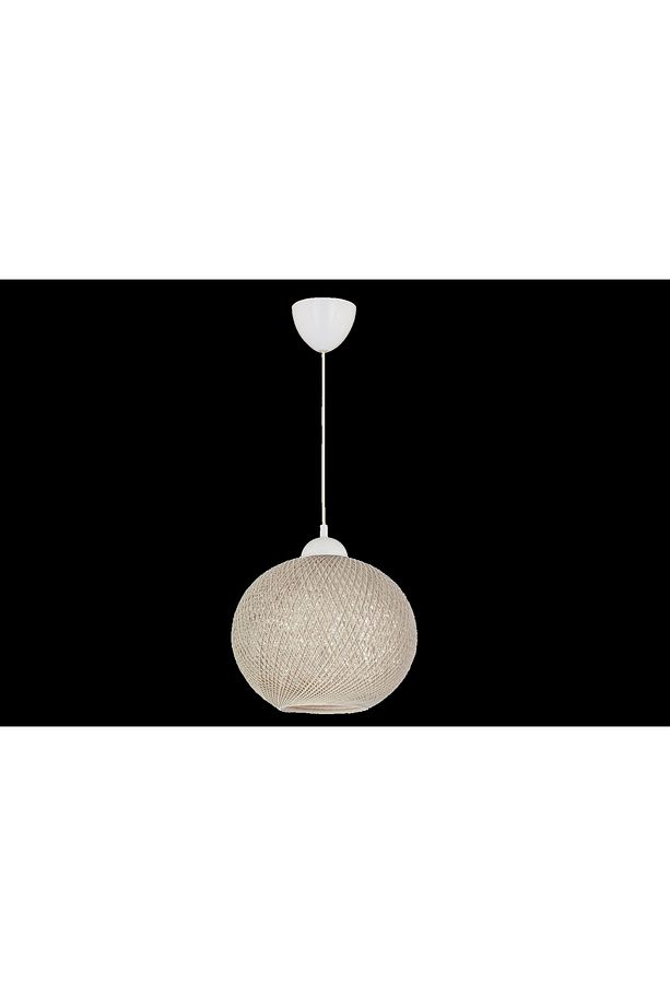 ALVİN İP TEKLİ AVİZE, KREM - 2