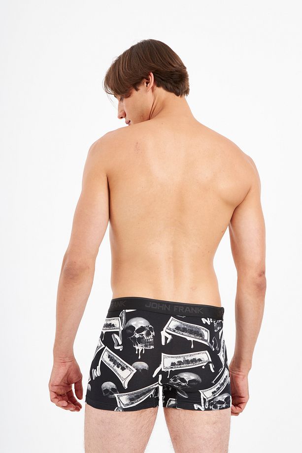 Renkli Desenli Dijital Baskılı Erkek Modal Boxer - 4