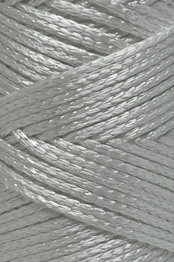 Polyester Makrome Ipi 2 Adet 100gr Beyaz 3mm Örgü Ipi - 4