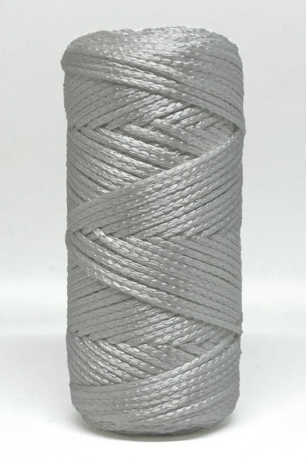 Polyester Makrome Ipi 2 Adet 100gr Beyaz 3mm Örgü Ipi - 3