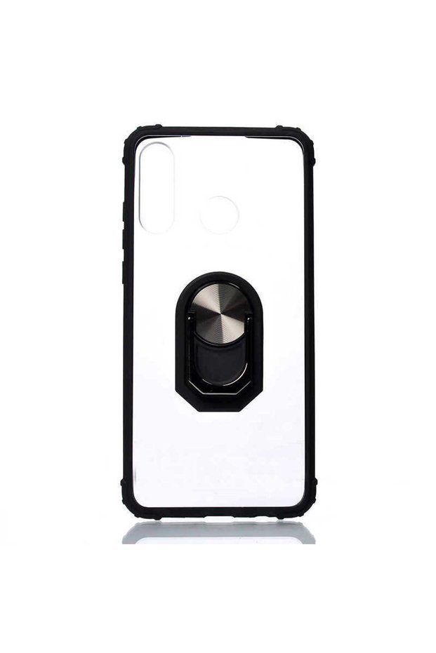 Huawei P30 Lite Case Anti-Shock Anti-Shock Colorful Edges with Metal Ring Case