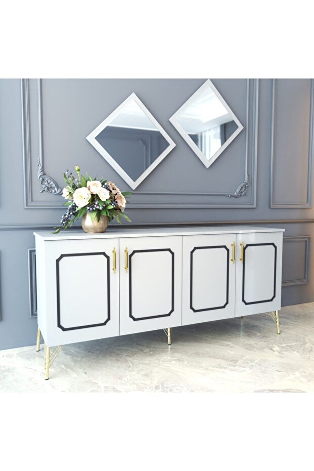 Elite 181 Beyaz-antrasit Konsol - 1