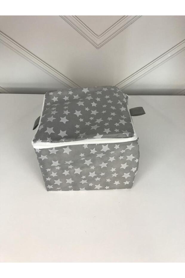 Gray 3-Piece Mini Socks Starry Organizer-Hurç 3 Tela