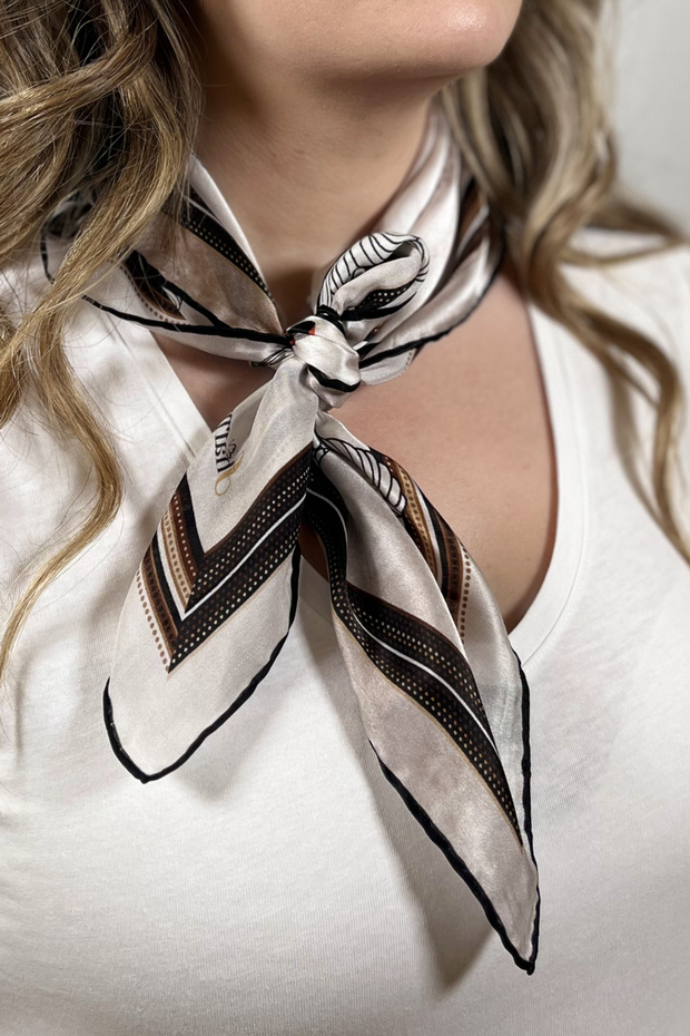 Soft %100 İpek Fular - 2