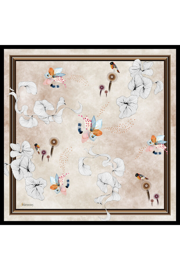 Soft %100 İpek Fular - 6