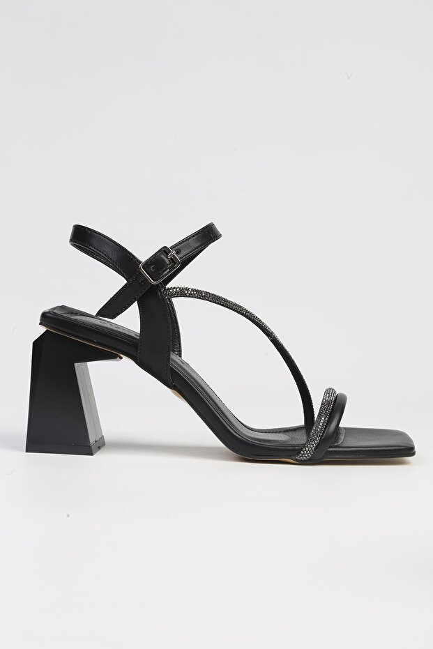 ®| PC-53010- 3691 Black-Women's Heeled Shoes
